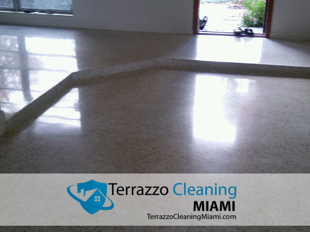 Clean Polishing Terrazzo Floors Miami